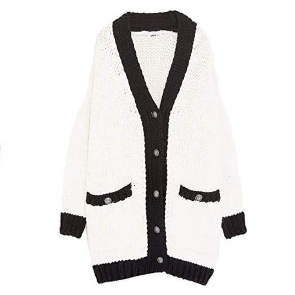 Zara Oversized Long Cardigan Size S - Picture 10 of 11